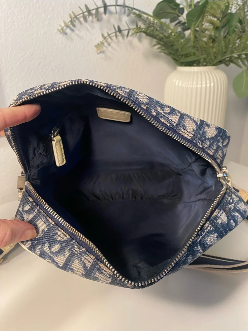 Vintage Christian Dior John Galliano Oblique Trotter Number 1 Messenger Bag - Picture 5 of 17